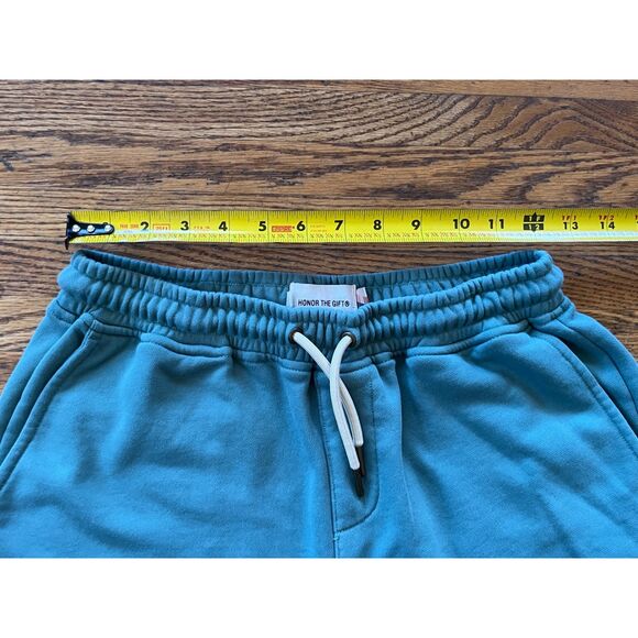 2 Pairs Honor The Gift White Green Basketball Gym Running Shorts   Boys Size 14 - Picture 7 of 8